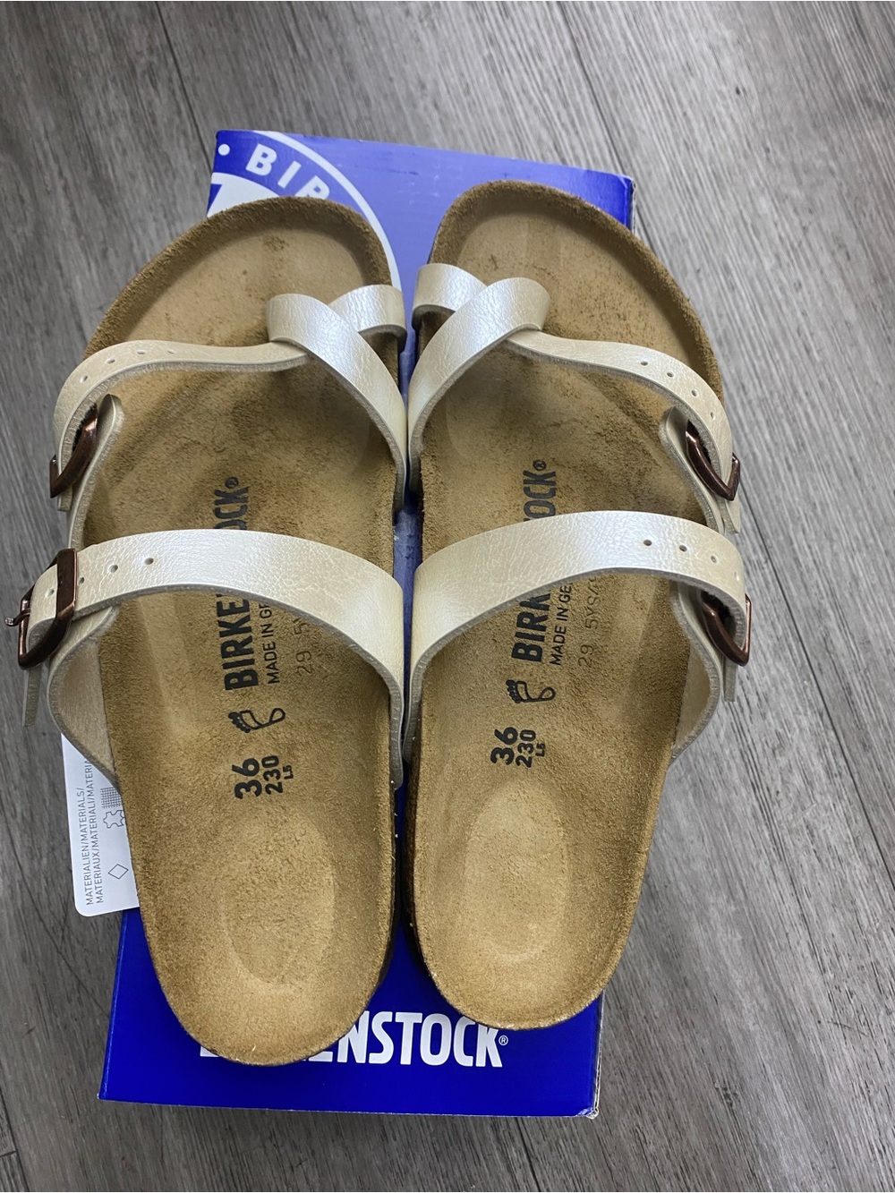 Birkenstock Mayari Graceful Pearl White Sandals  regular fit Lightweight Comfort - Picture 8 of 8